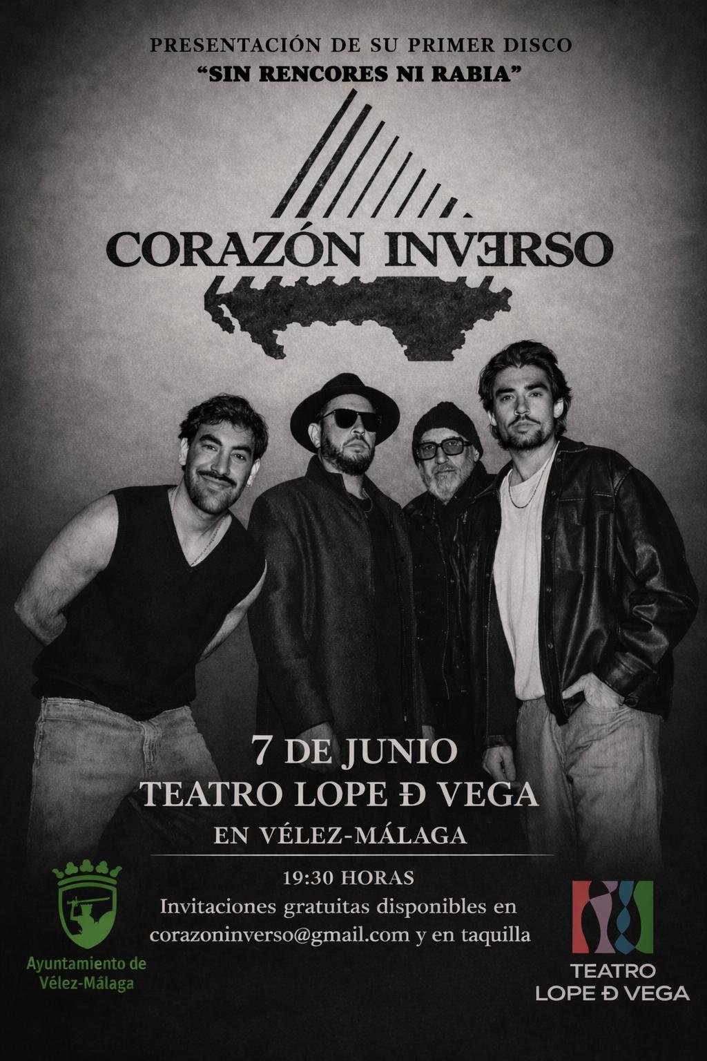Cartel de presentación del disco en Teatro Lope de Vega